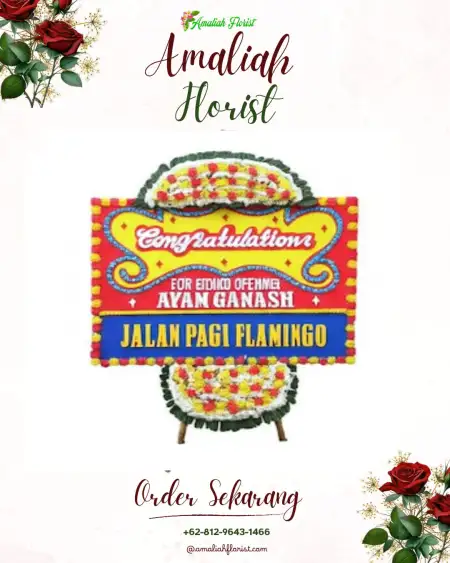 Sewa Papan Bunga Sako